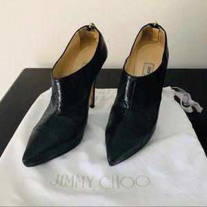 Jimmy Choo Snakeskin Booties